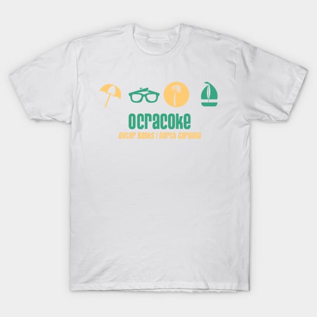 Ocracoke - Outer Banks, North Carolina - Best Beach in the World T-Shirt by Contentarama